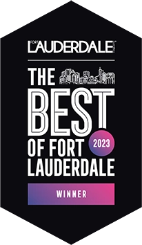 2023 Best of Fort Lauderdale roofing company logo.
