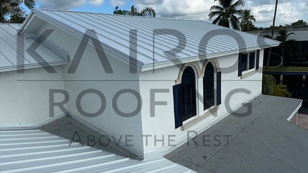 hallandale beach metal roofing project
