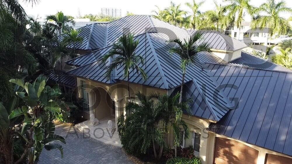 Florida metal residential roofing project by Kairos roofing