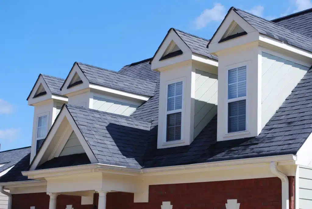 Roof of new home